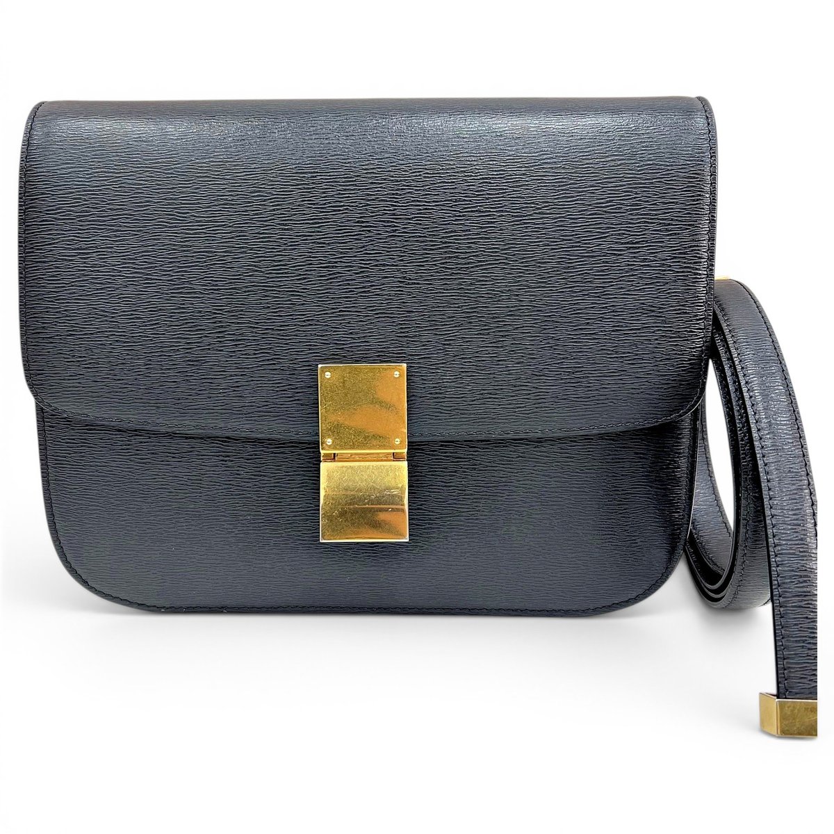 Classic leather crossbody bag
