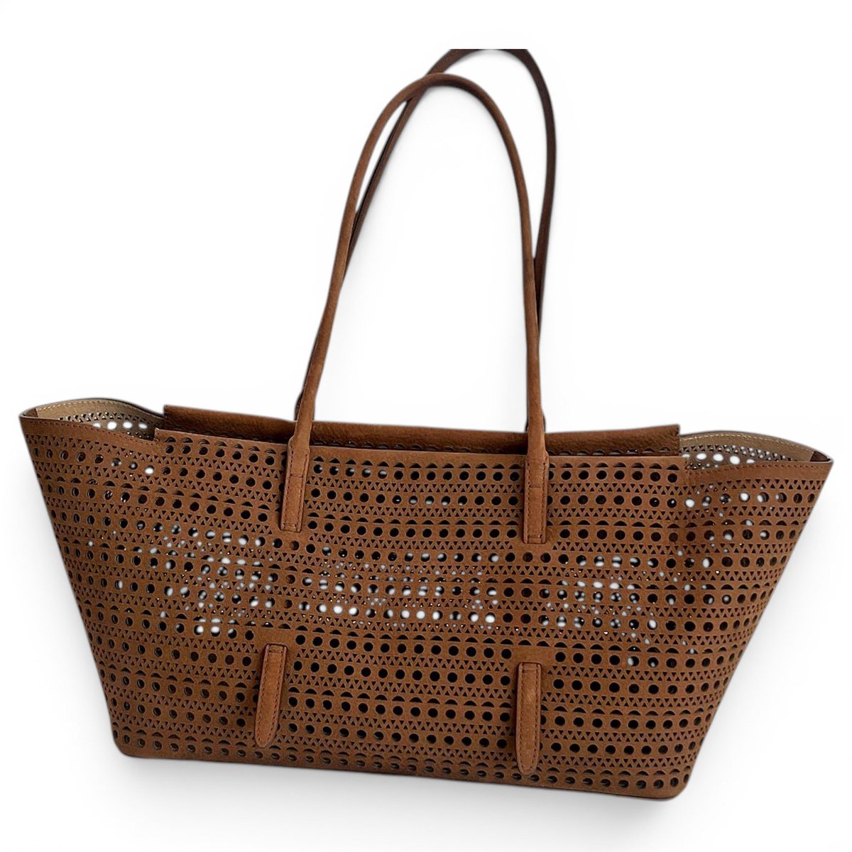 Mina leather tote