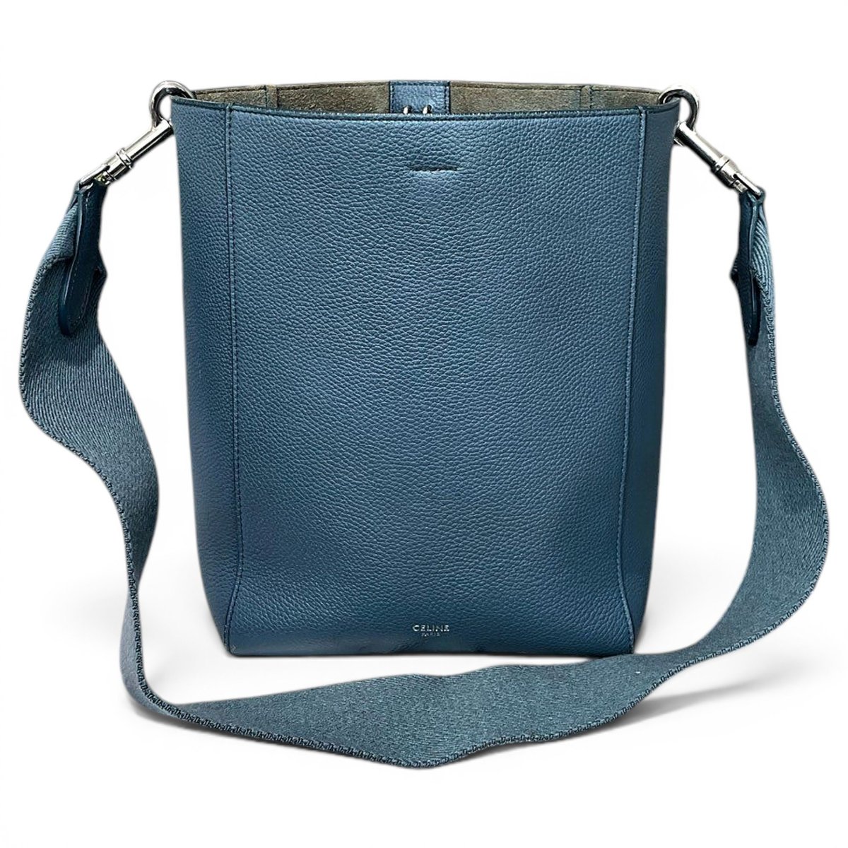 Seau Sangle leather handbag