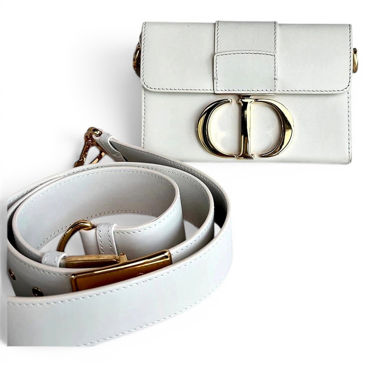 30 Montaigne leather mini bag