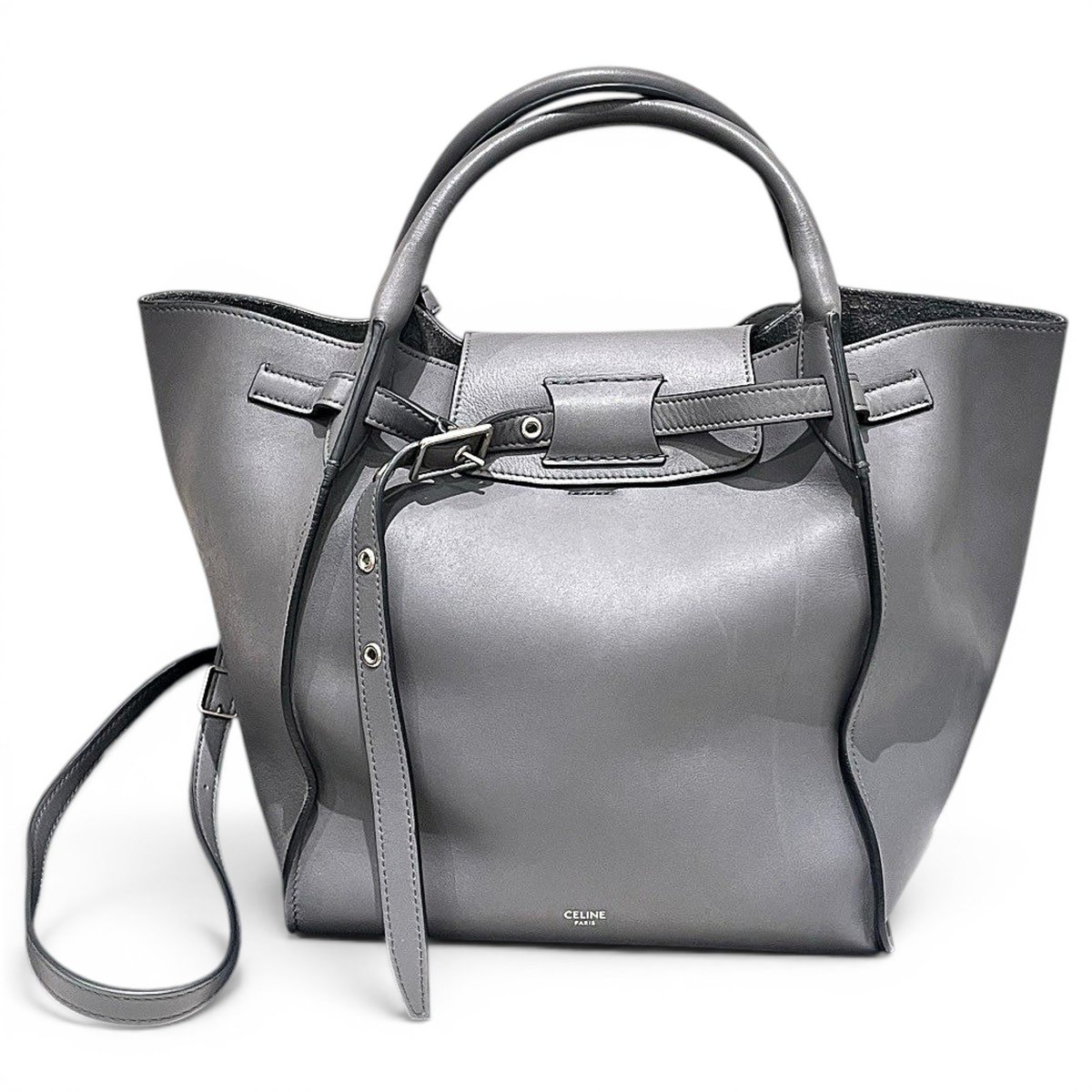 Big Bag leather handbag