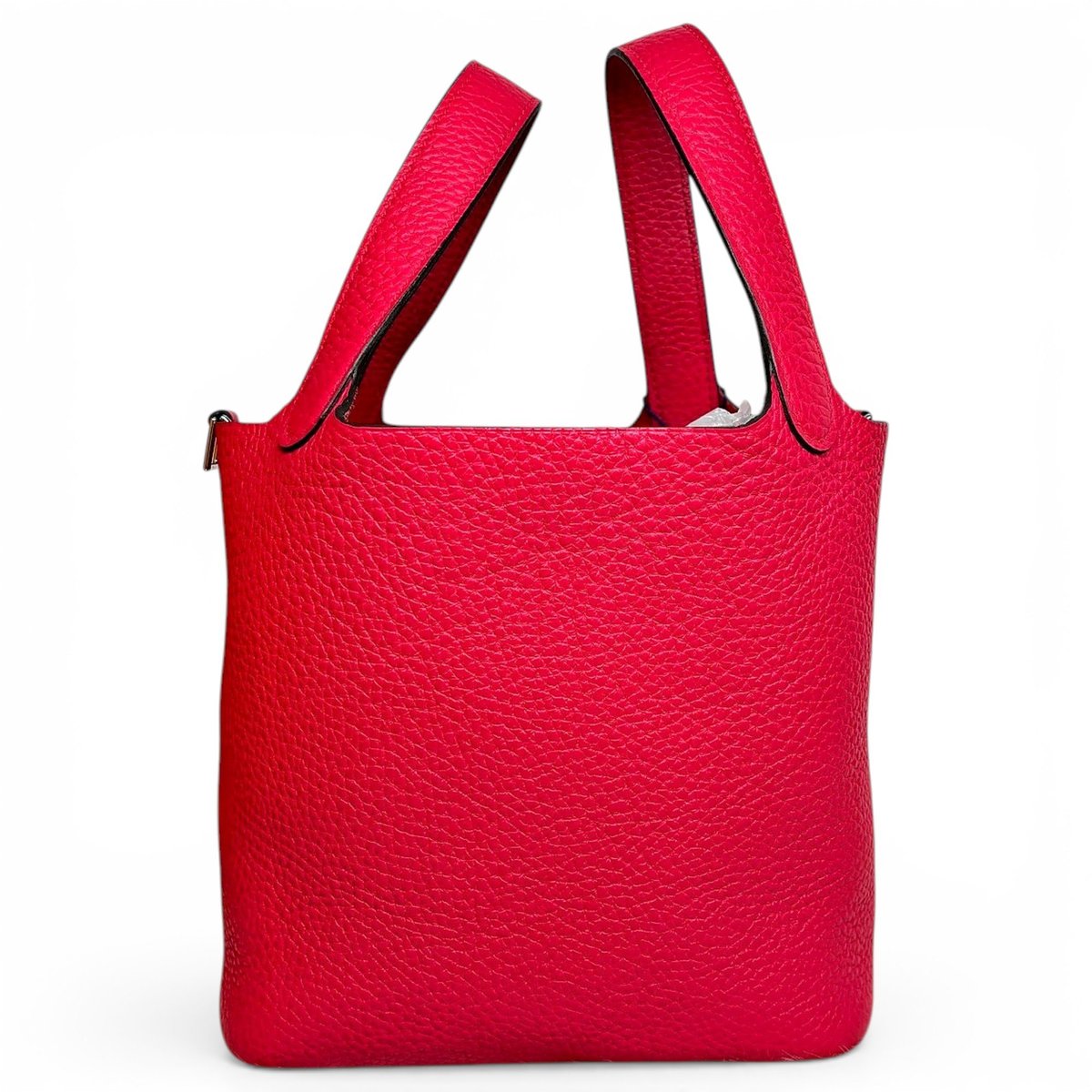 Picotin leather tote
