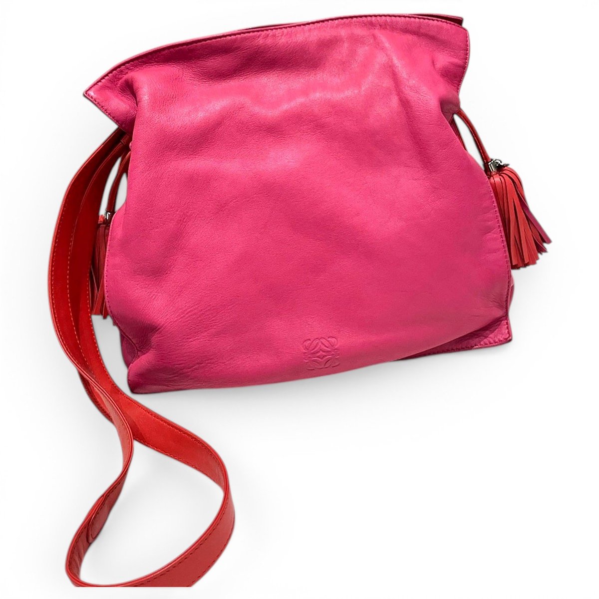 Flamenco leather handbag