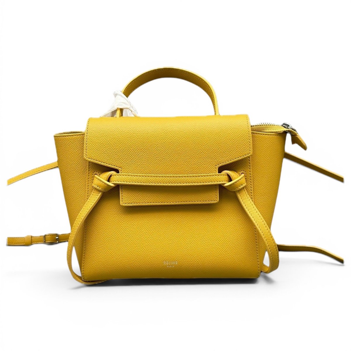 Belt leather handbag
