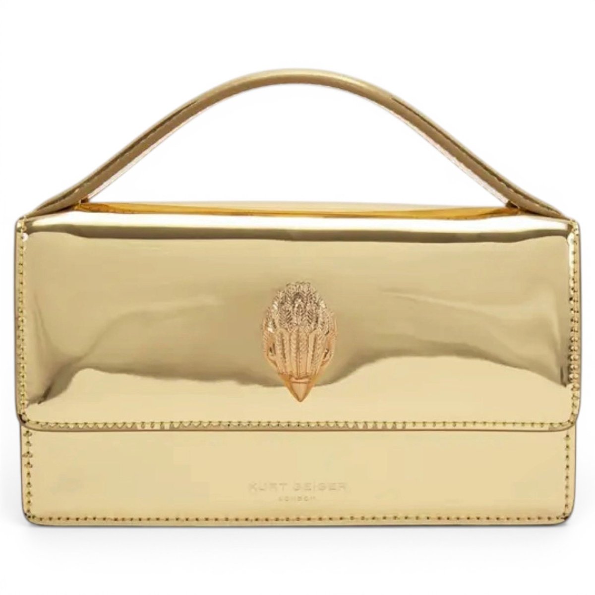 Patent leather handbag