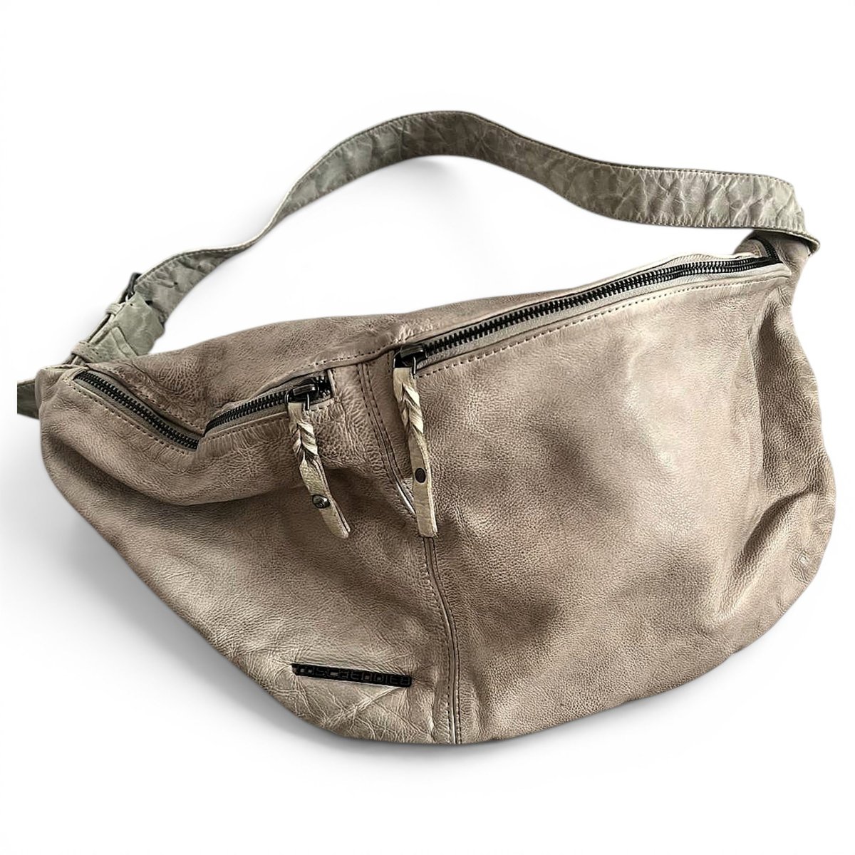 Leather crossbody bag