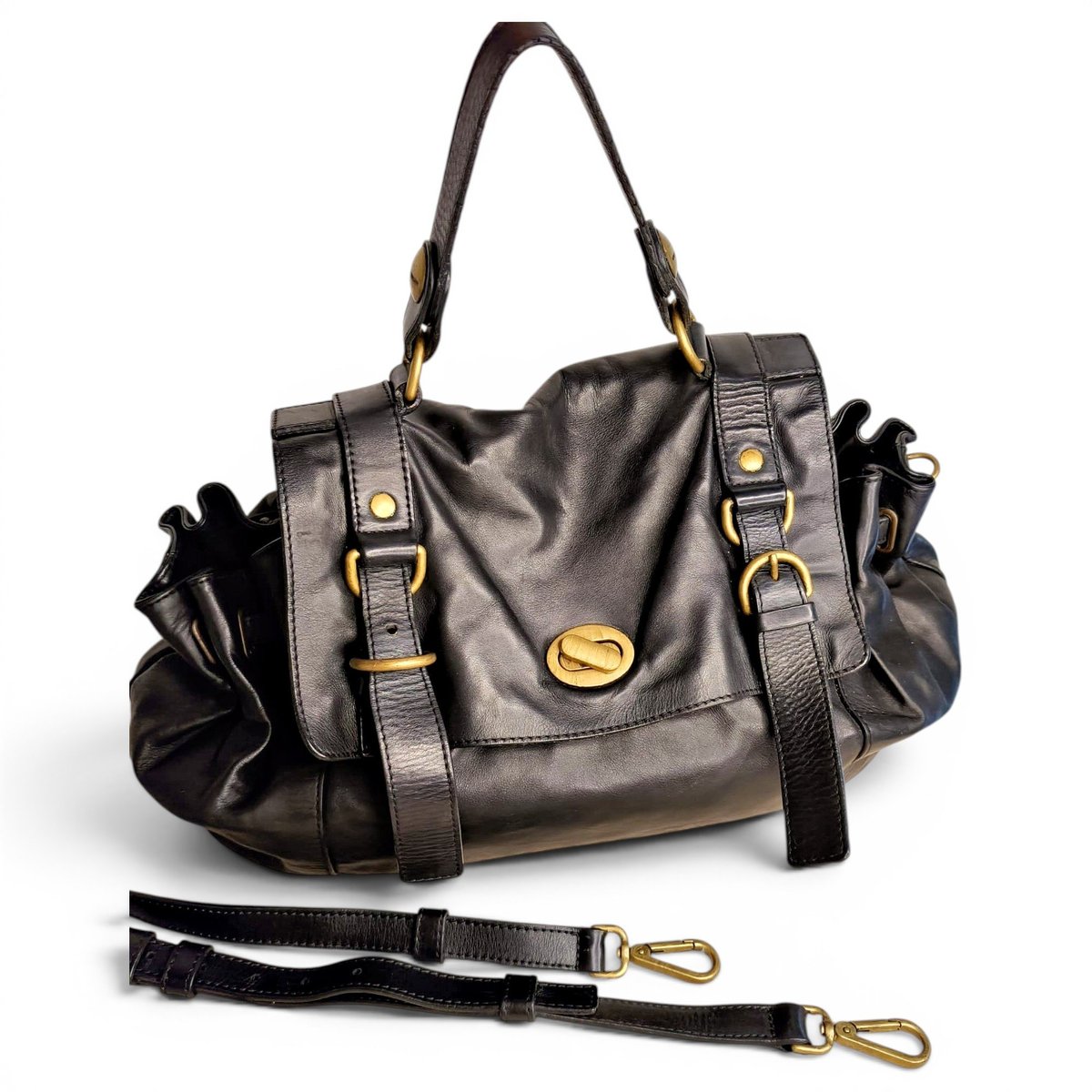 Eton leather crossbody bag
