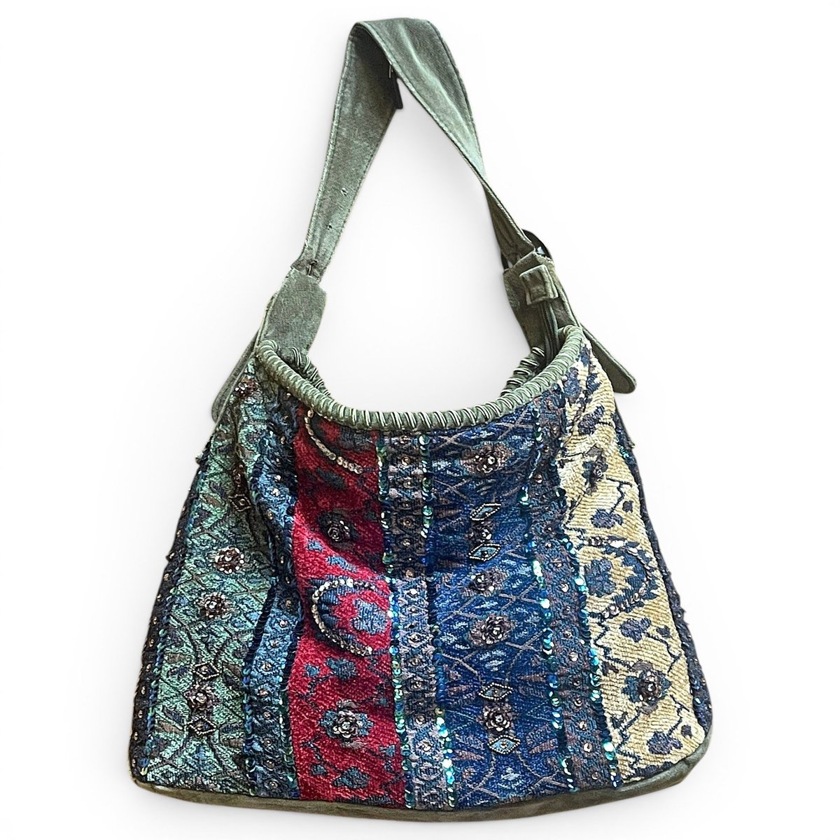 Velvet handbag