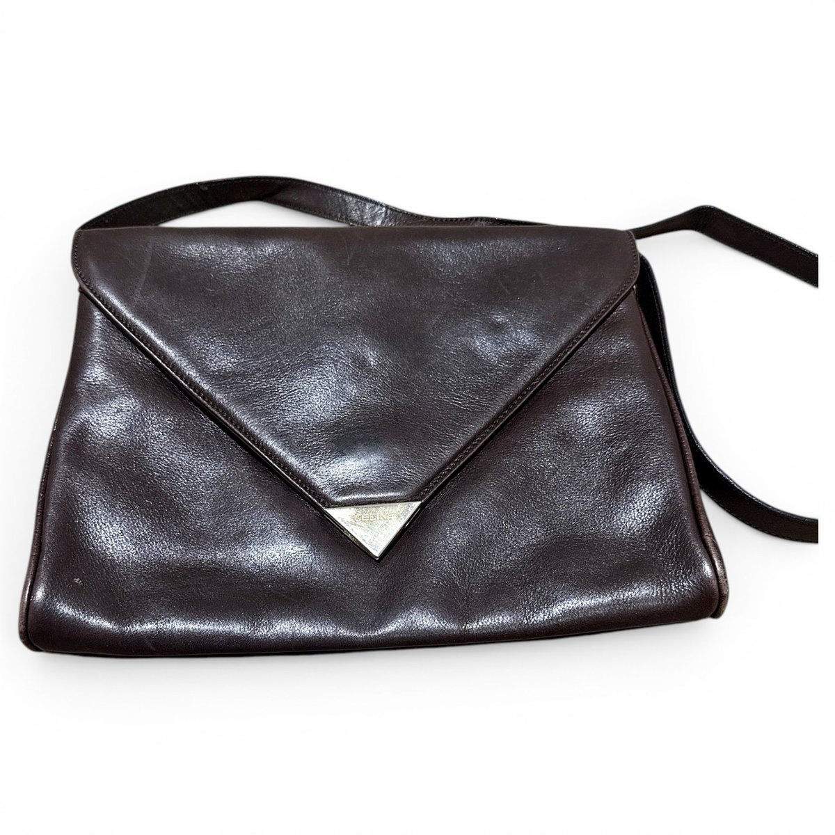Diamond Clutch leather handbag