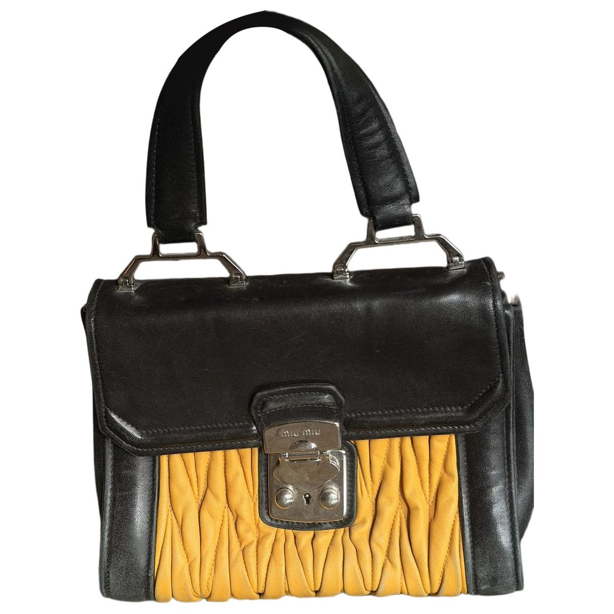 Miu Wander leather handbag