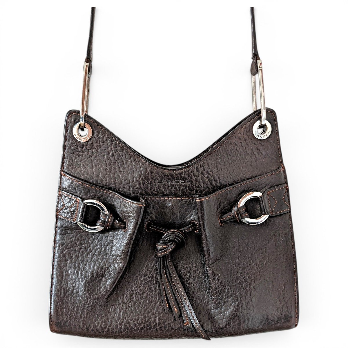Leather crossbody bag