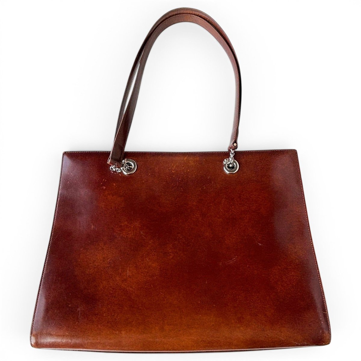Panthère patent leather tote