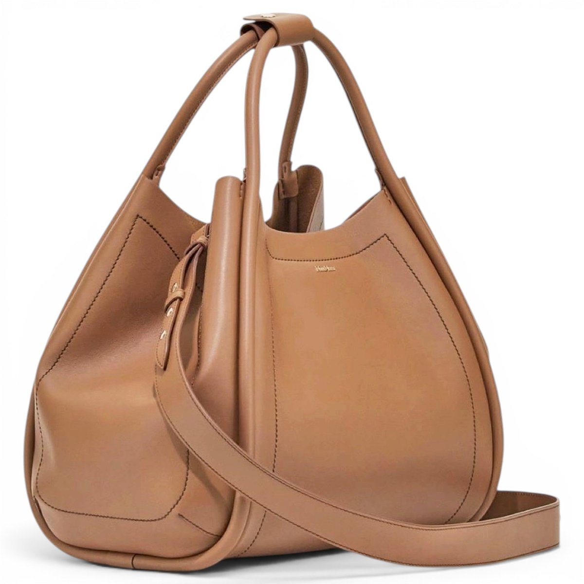 Marine leather tote