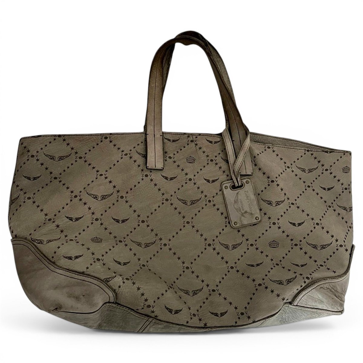 Rock leather crossbody bag