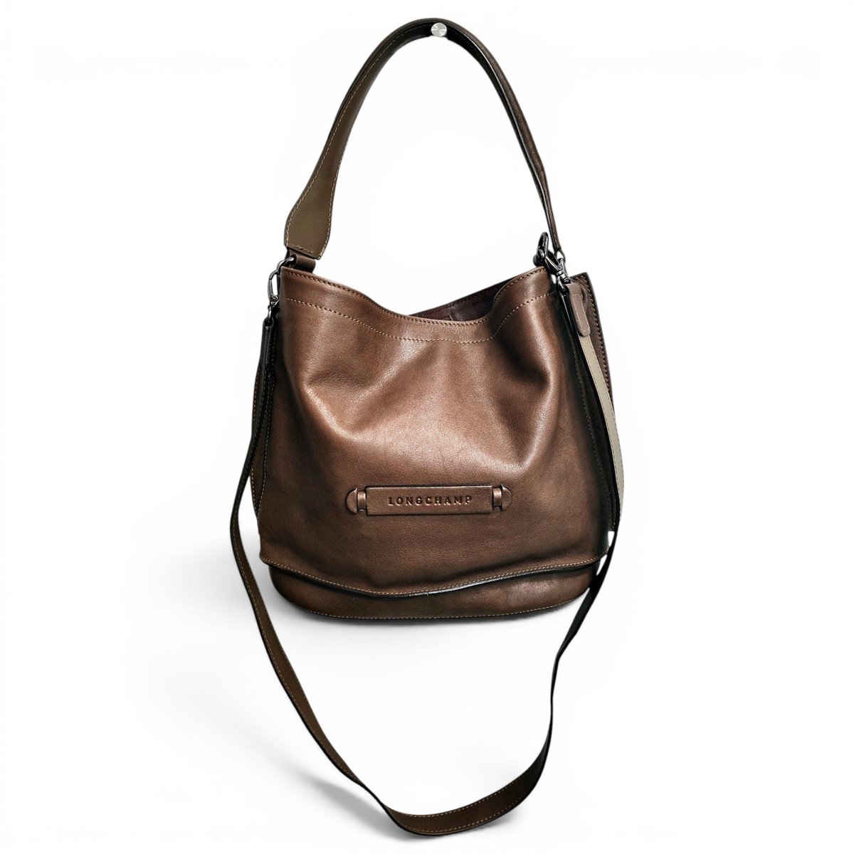 3D leather handbag