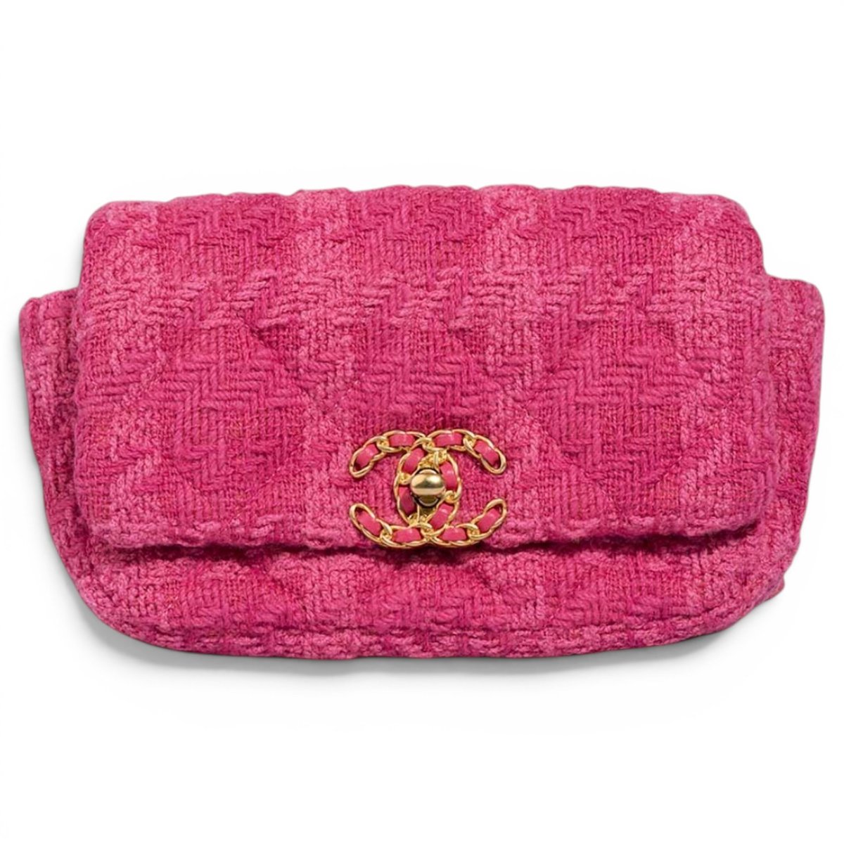 Chanel 19 tweed bag