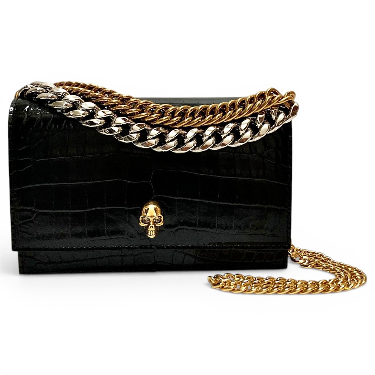 Leather crossbody bag