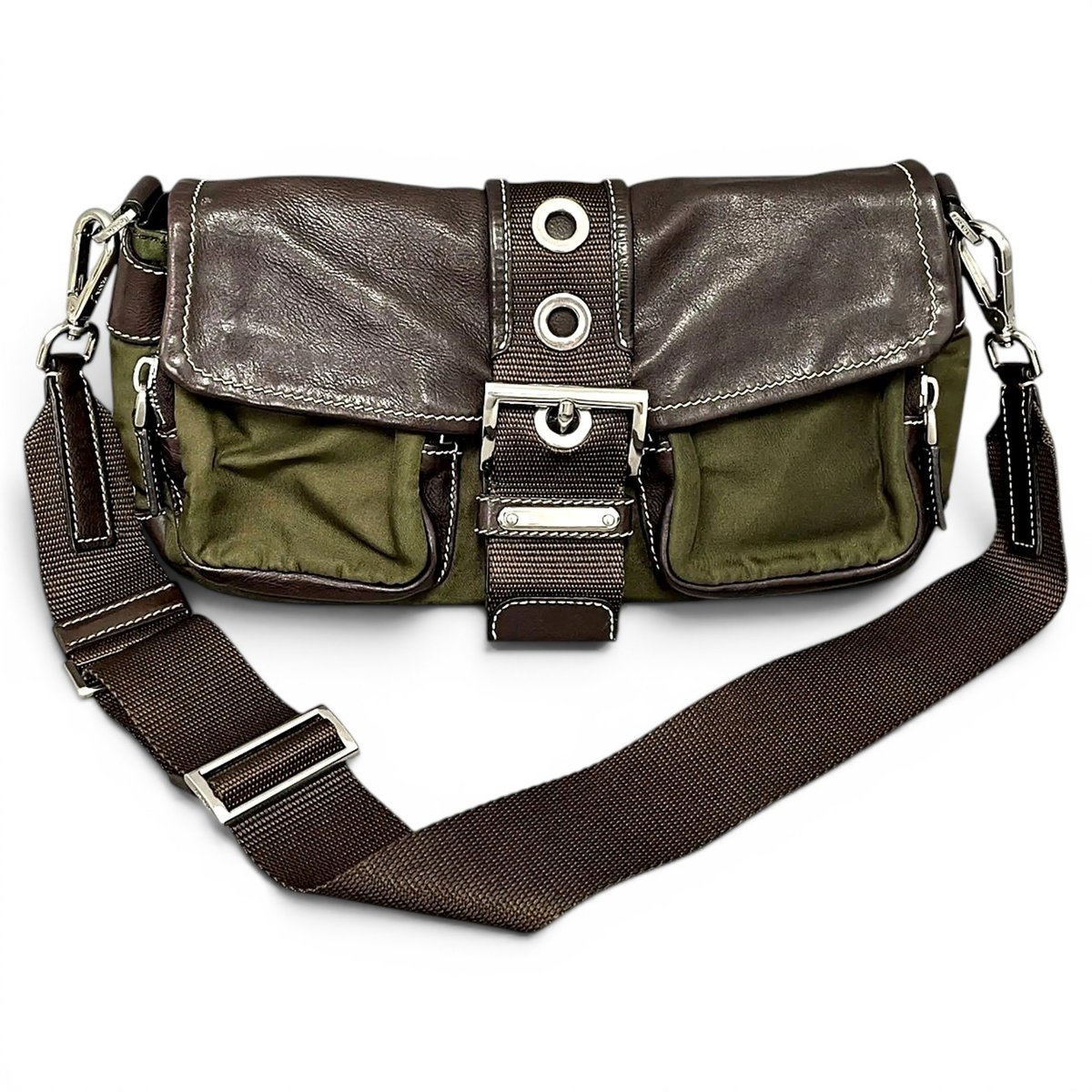 Prada Pocket cloth crossbody bag