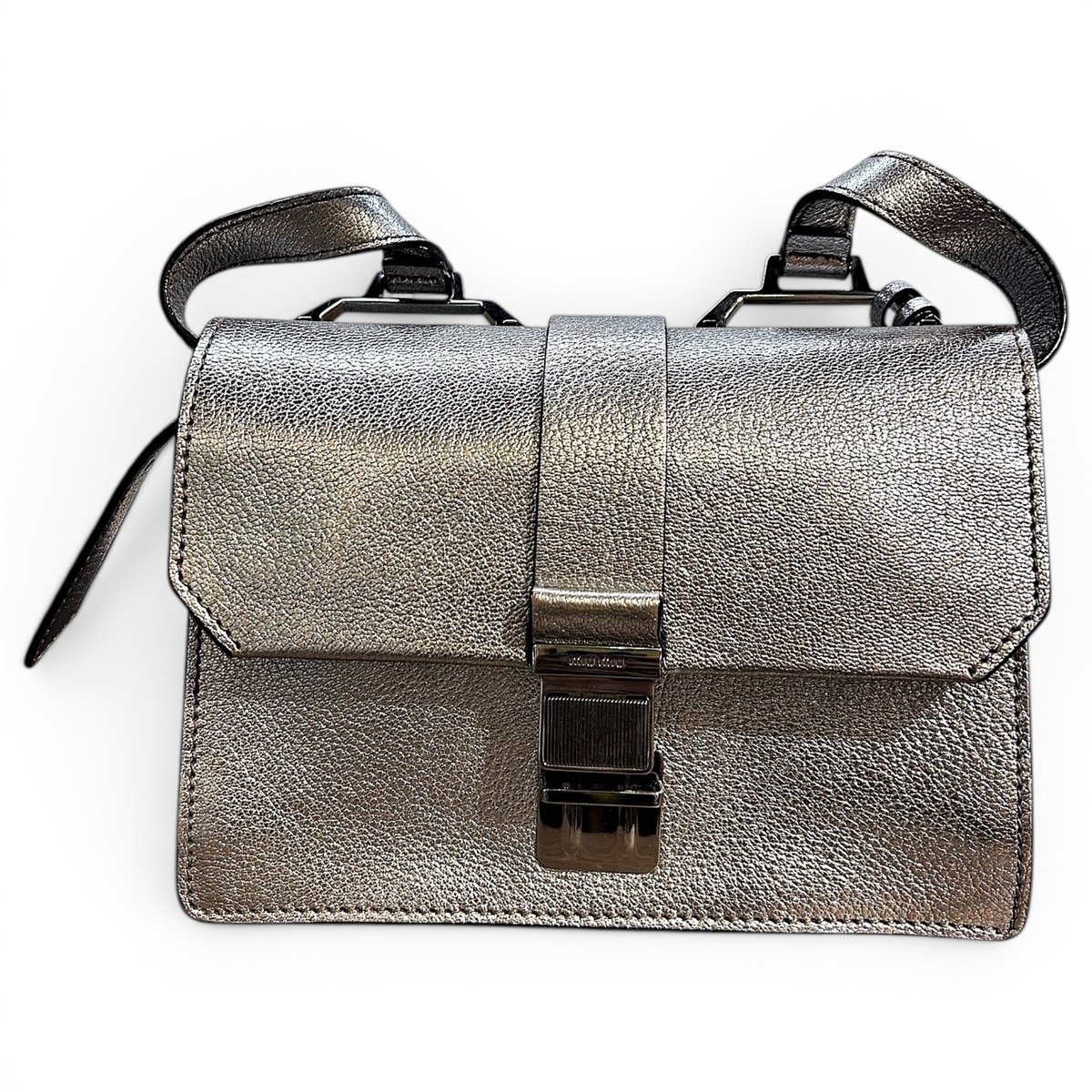 Miu Confidential leather handbag