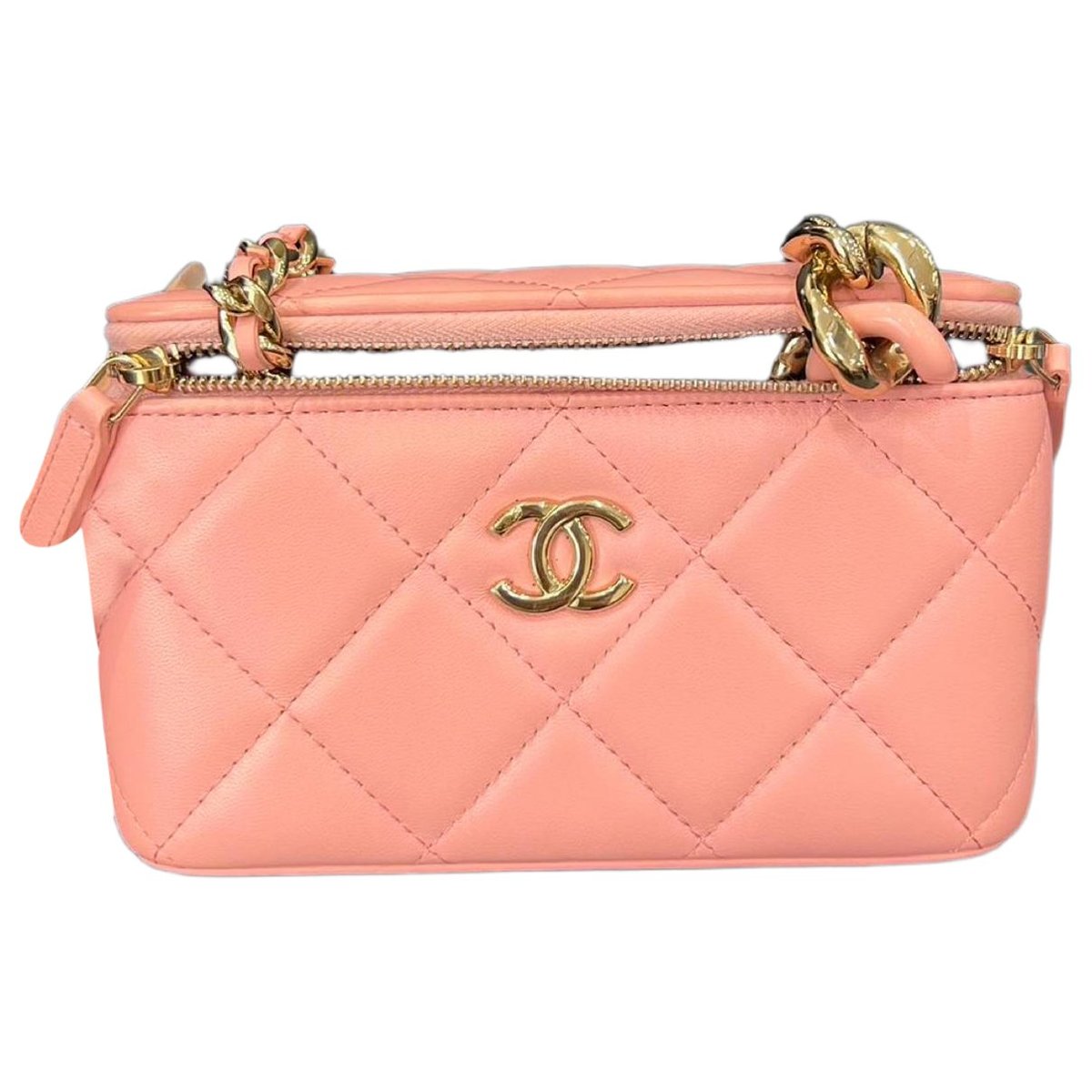 Vanity leather mini bag
