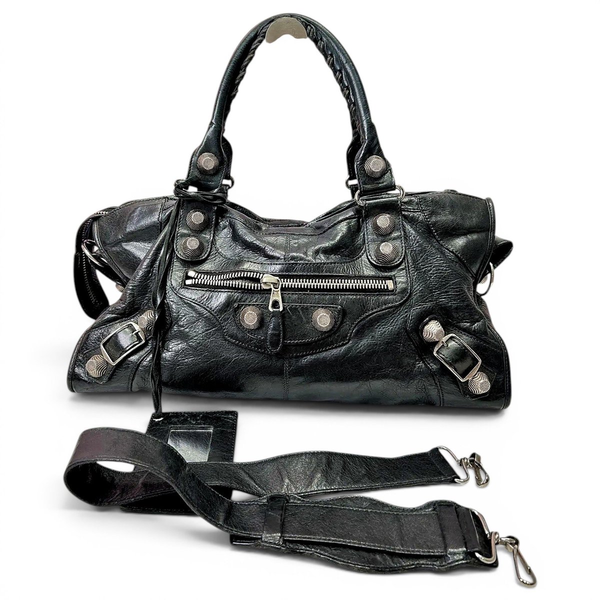 City leather crossbody bag