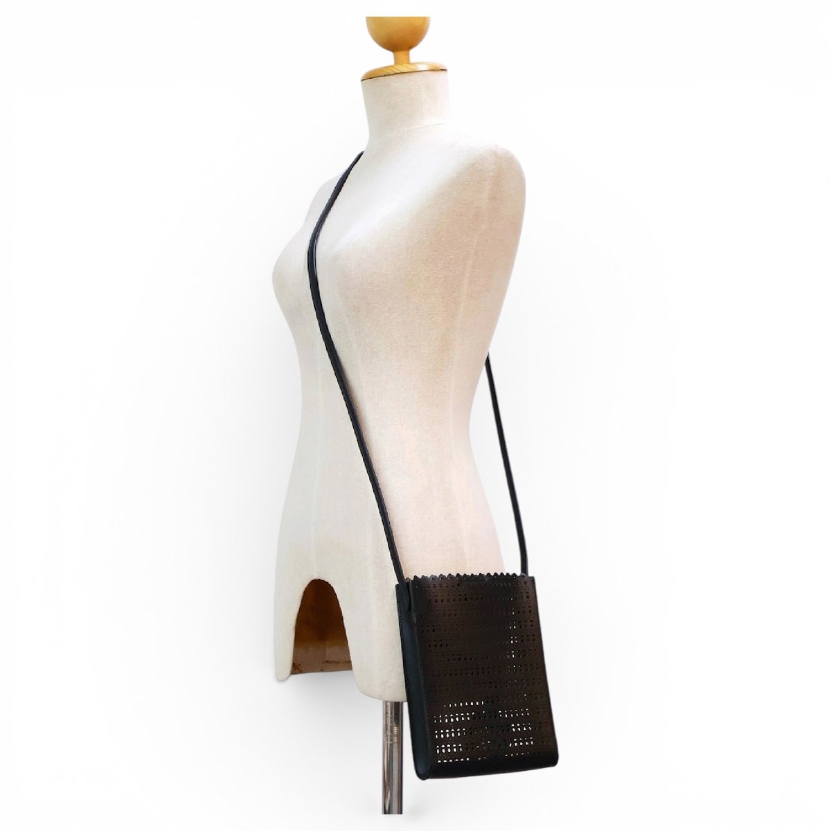 Mina leather crossbody bag