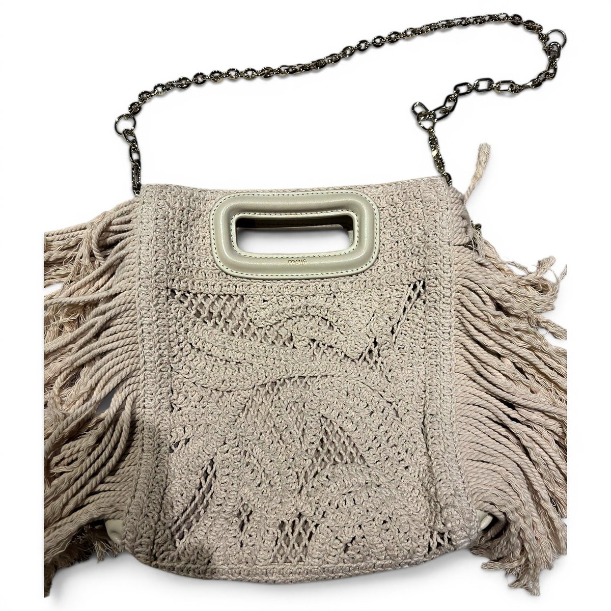 Sac M tweed handbag
