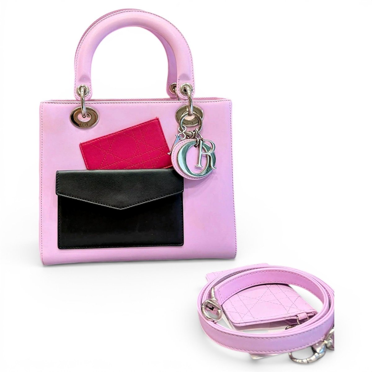 Lady Dior leather handbag