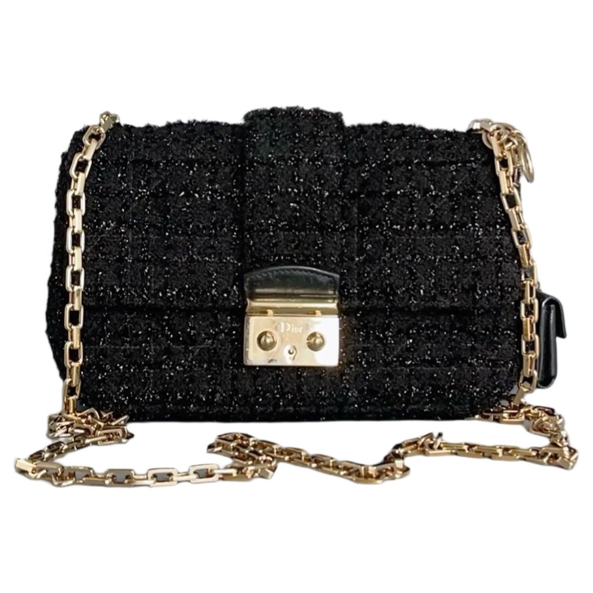 DiorAddict tweed handbag