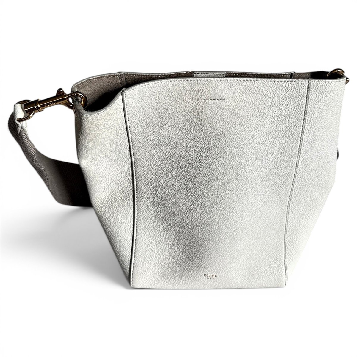 Seau Sangle leather handbag