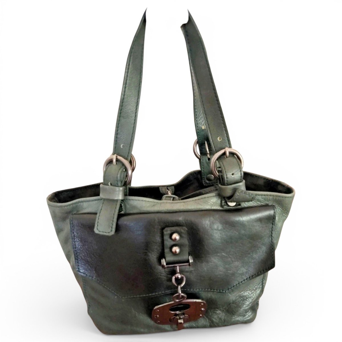 Leather handbag