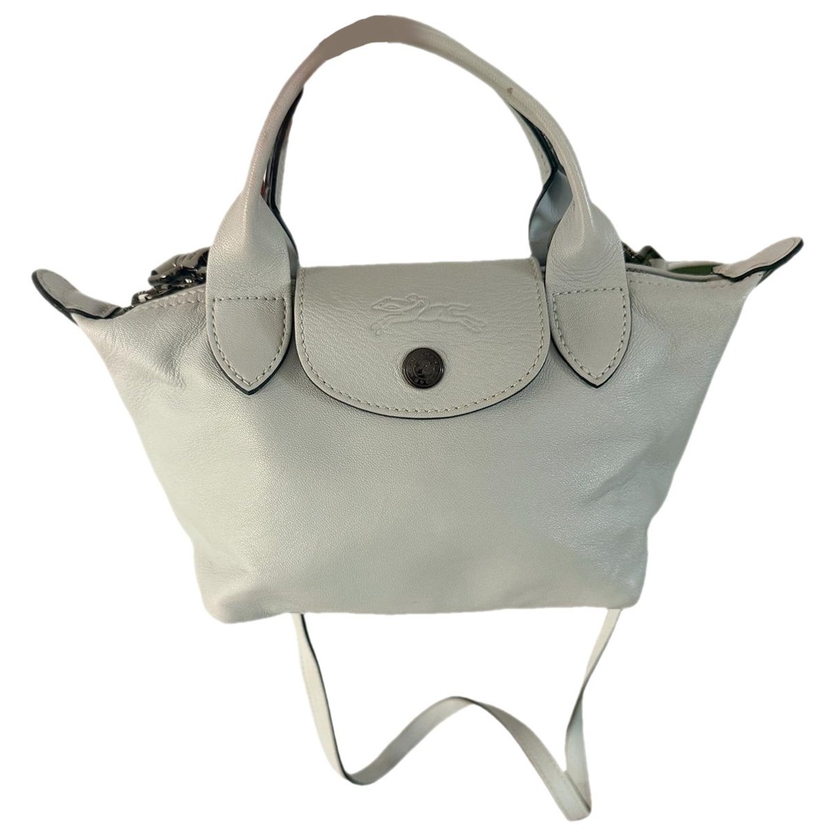 Pliage leather crossbody bag