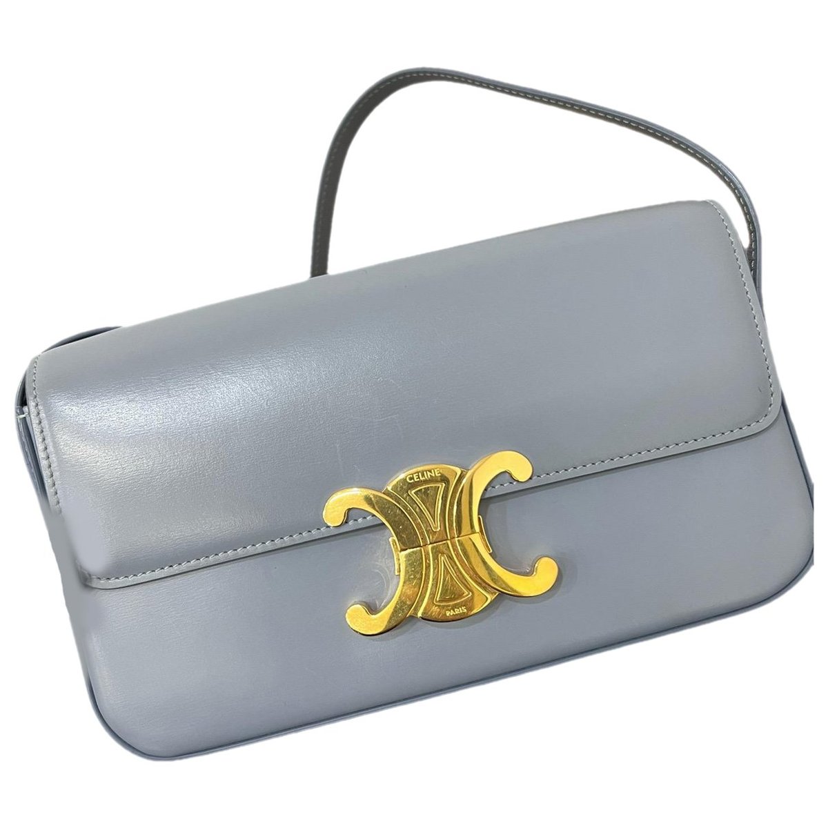 Triomphe Long leather handbag