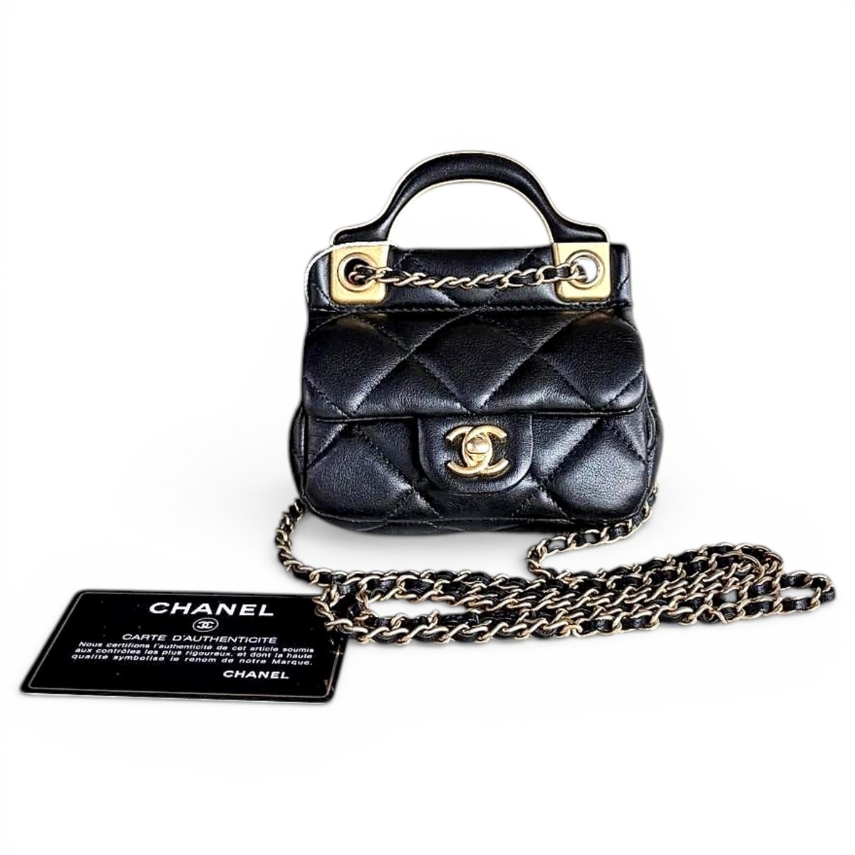 Chanel 19 leather mini bag