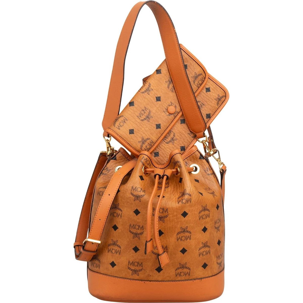 Heritage Drawstring leather crossbody bag