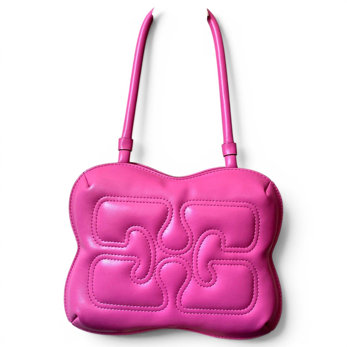 Butterfly leather handbag