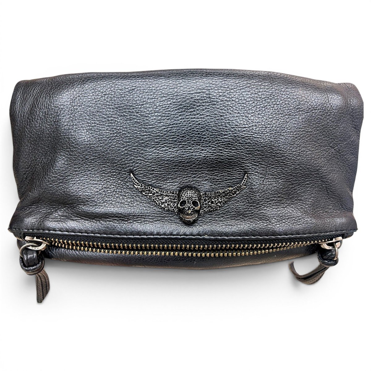Rock leather crossbody bag