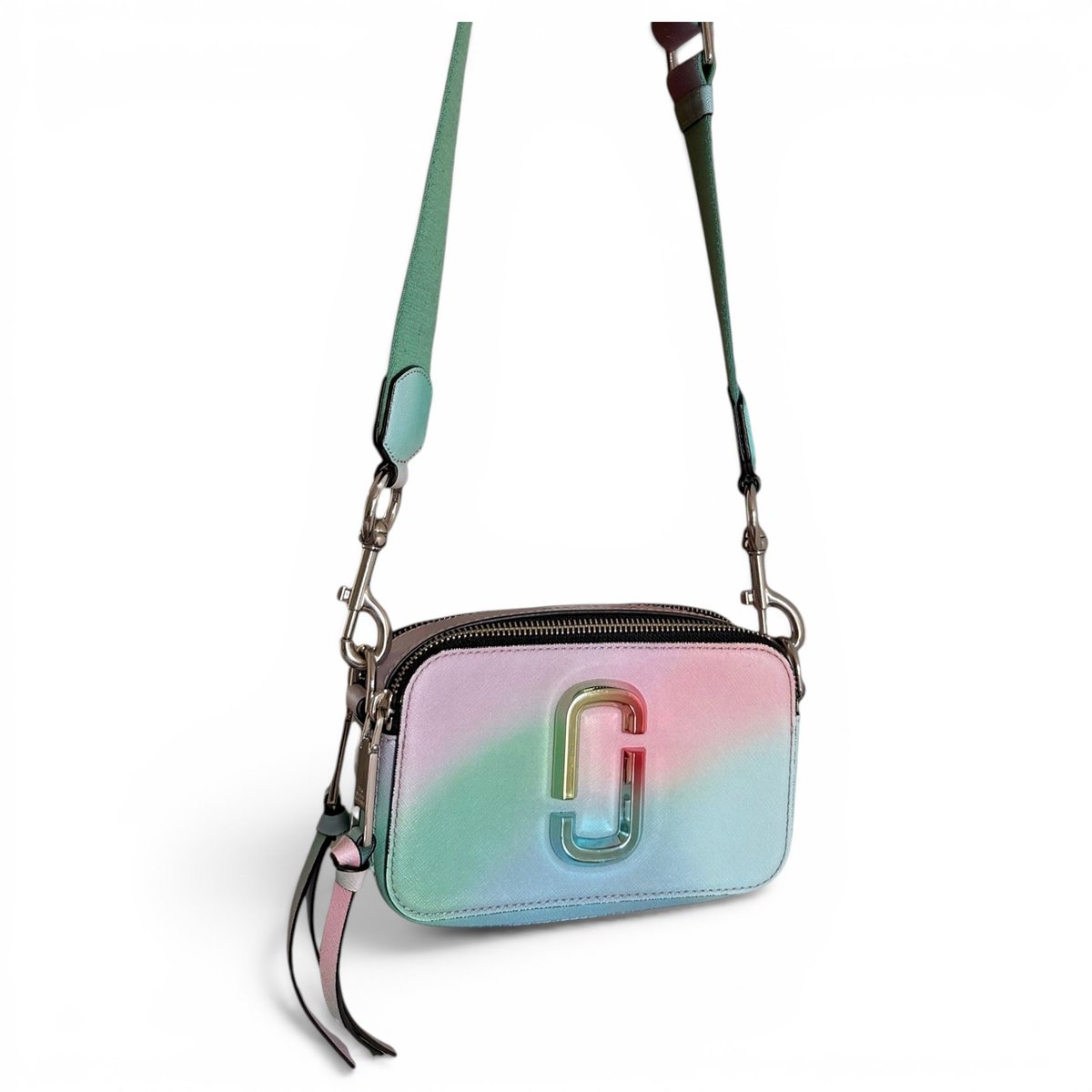 Snapshot leather crossbody bag