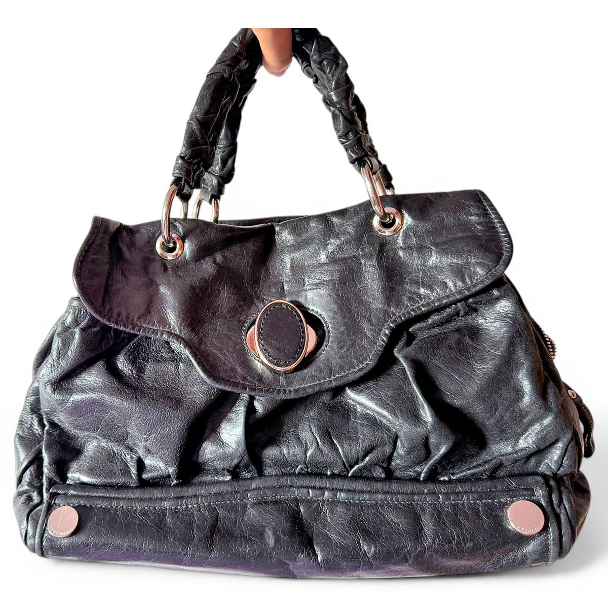 Leather handbag