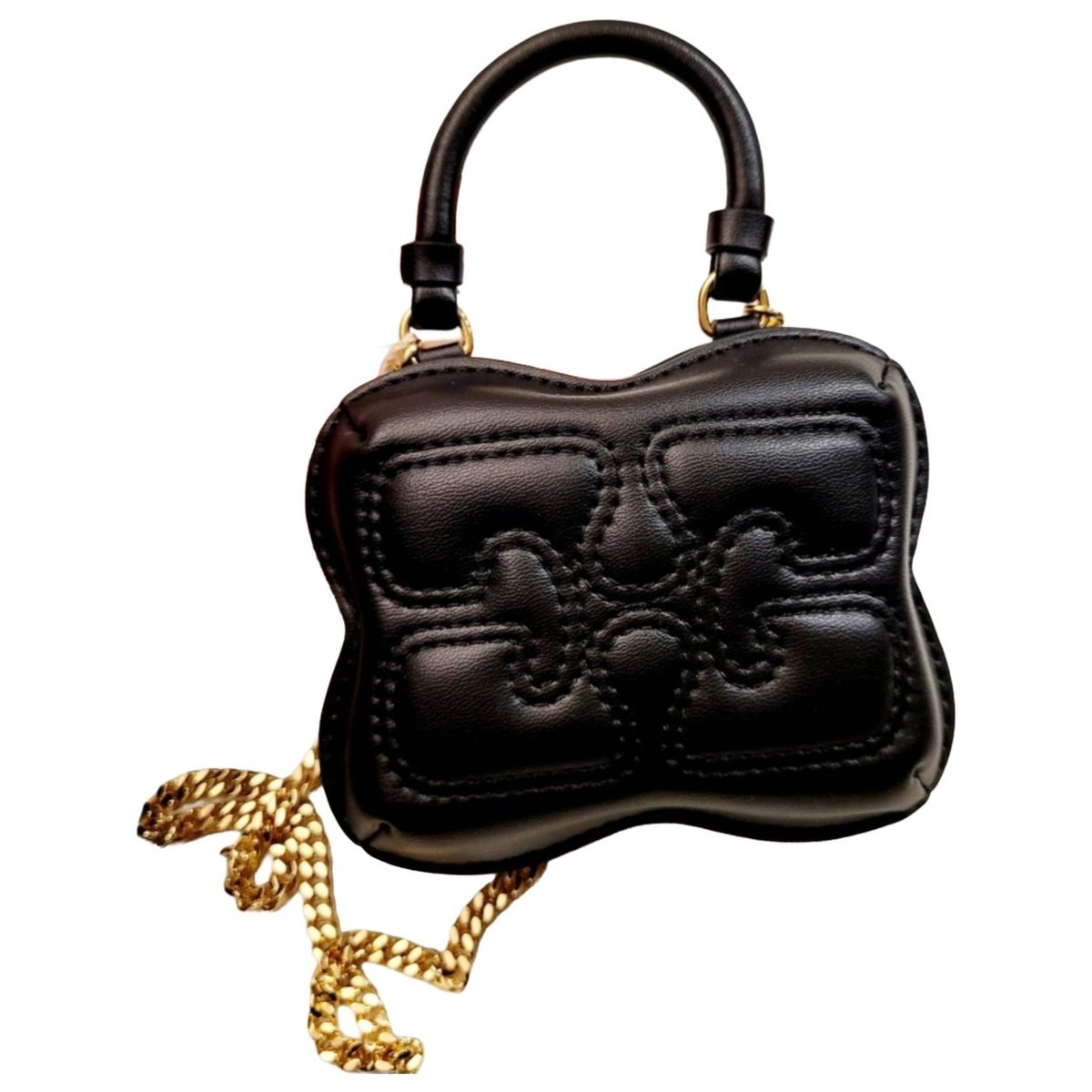 Butterfly leather crossbody bag
