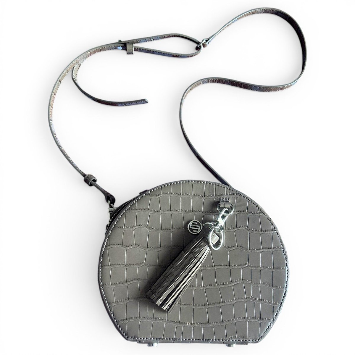 Sac M leather crossbody bag