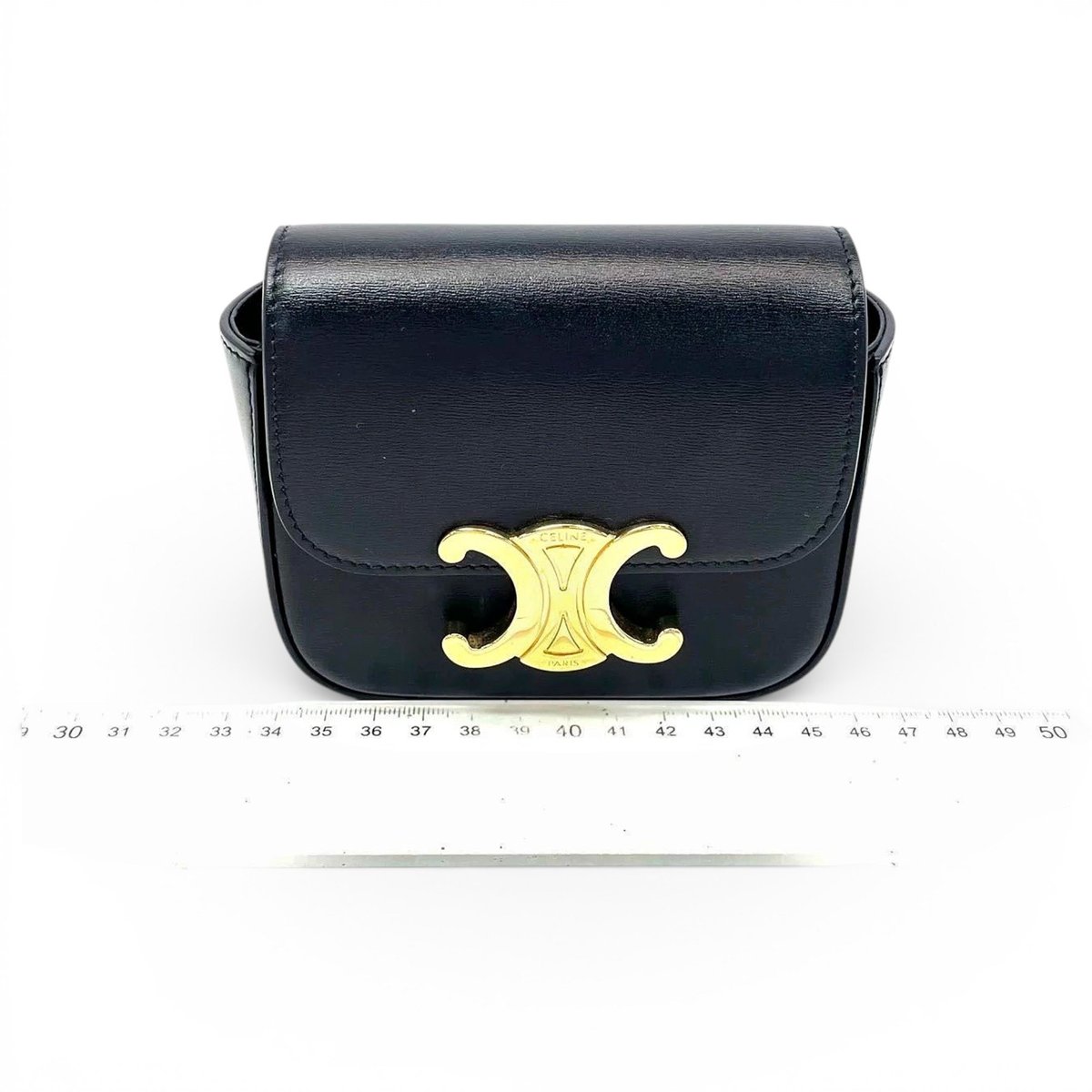 Triomphe leather handbag