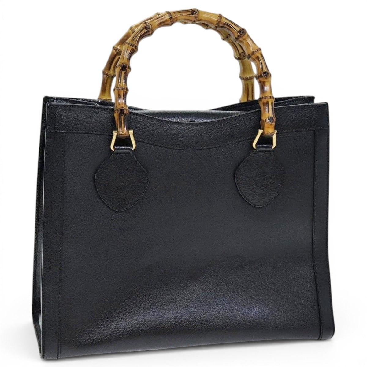 Bamboo leather handbag