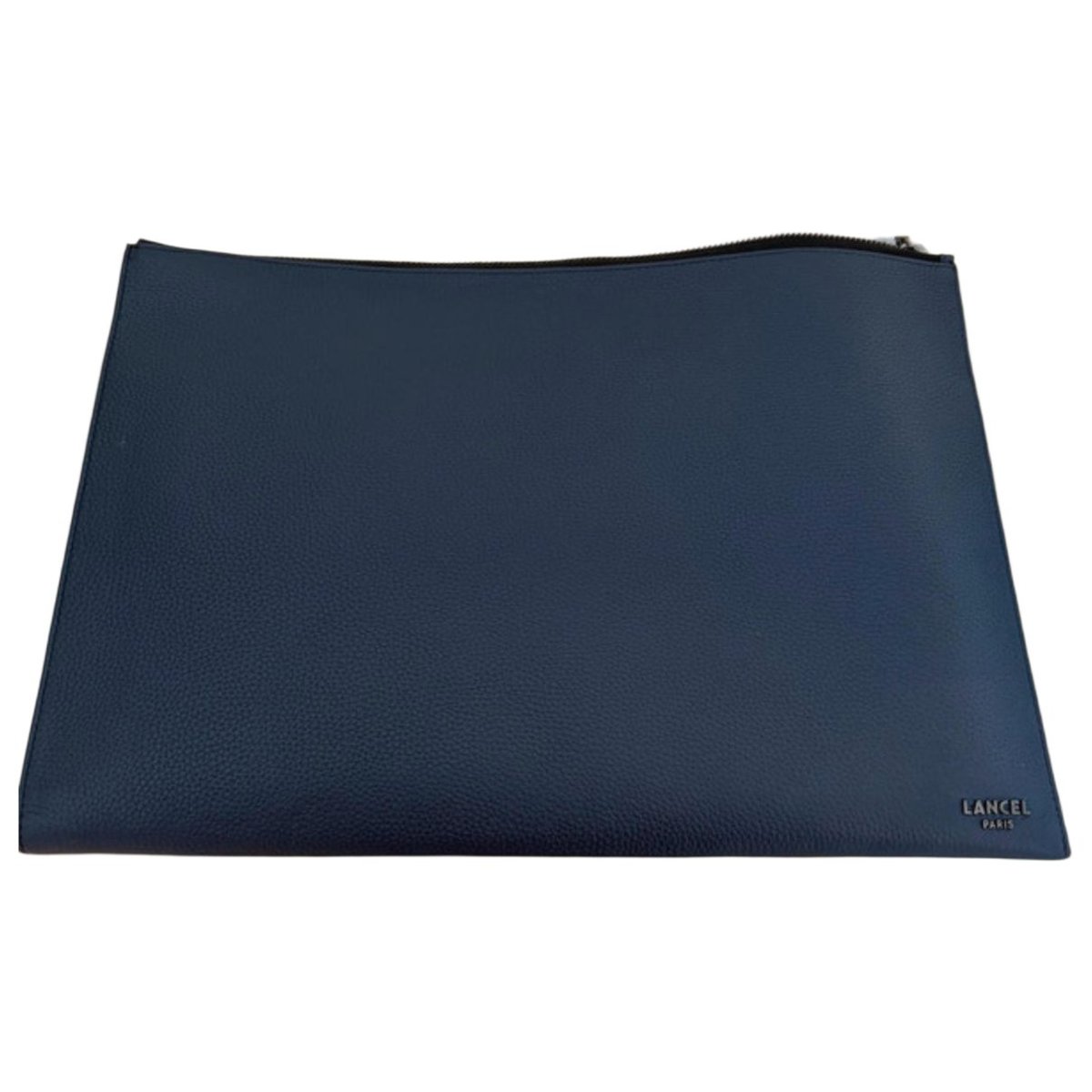Leather clutch bag