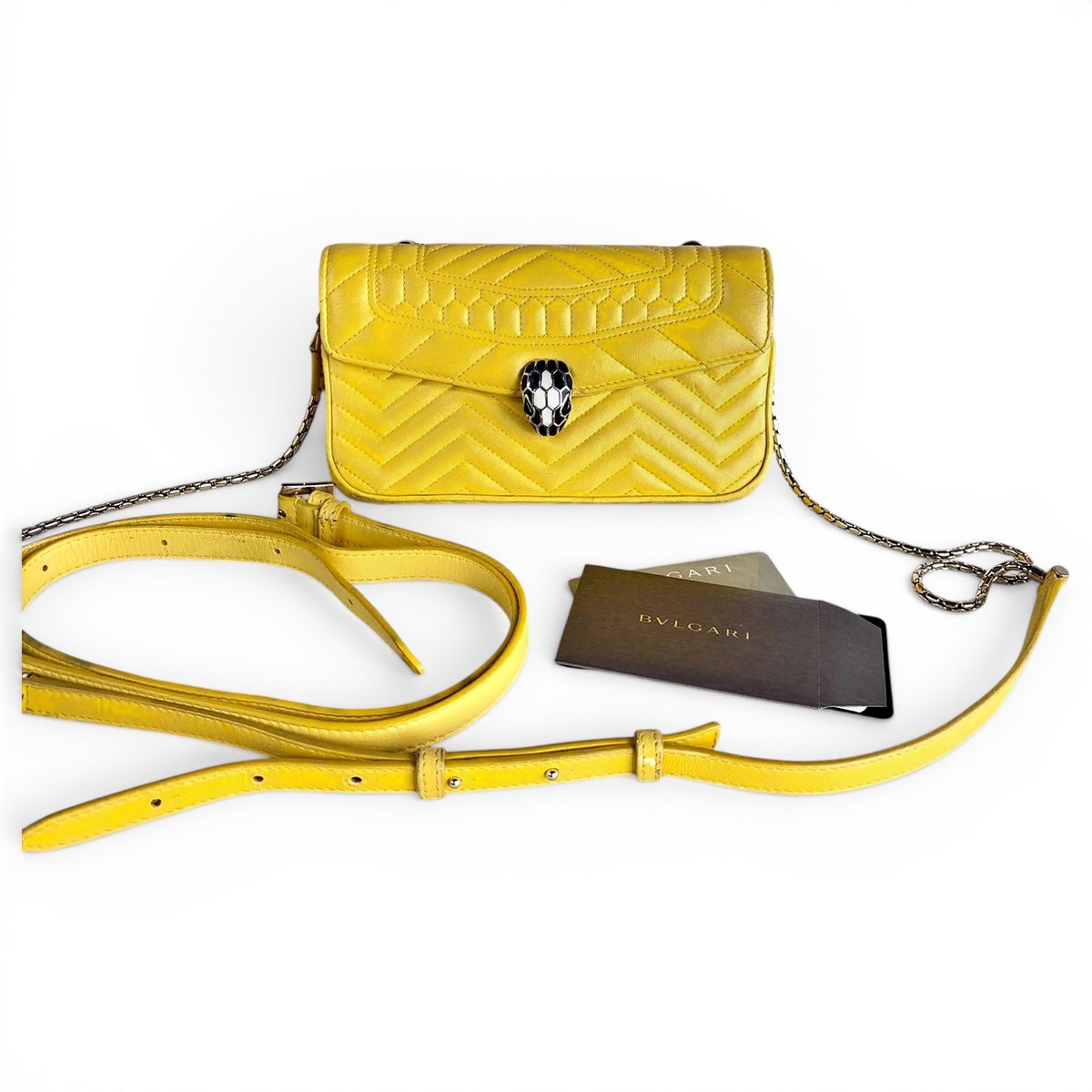 Serpenti leather crossbody bag