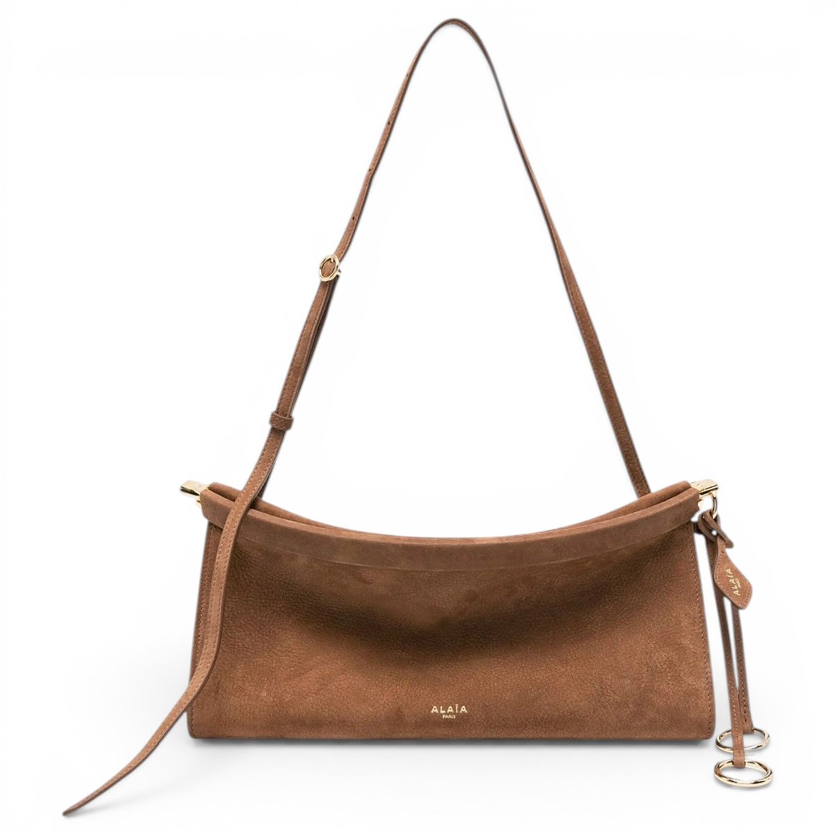 Le Click East West leather handbag