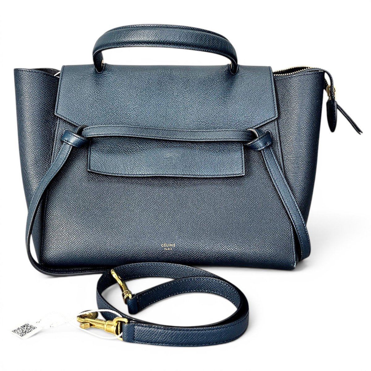Belt leather handbag