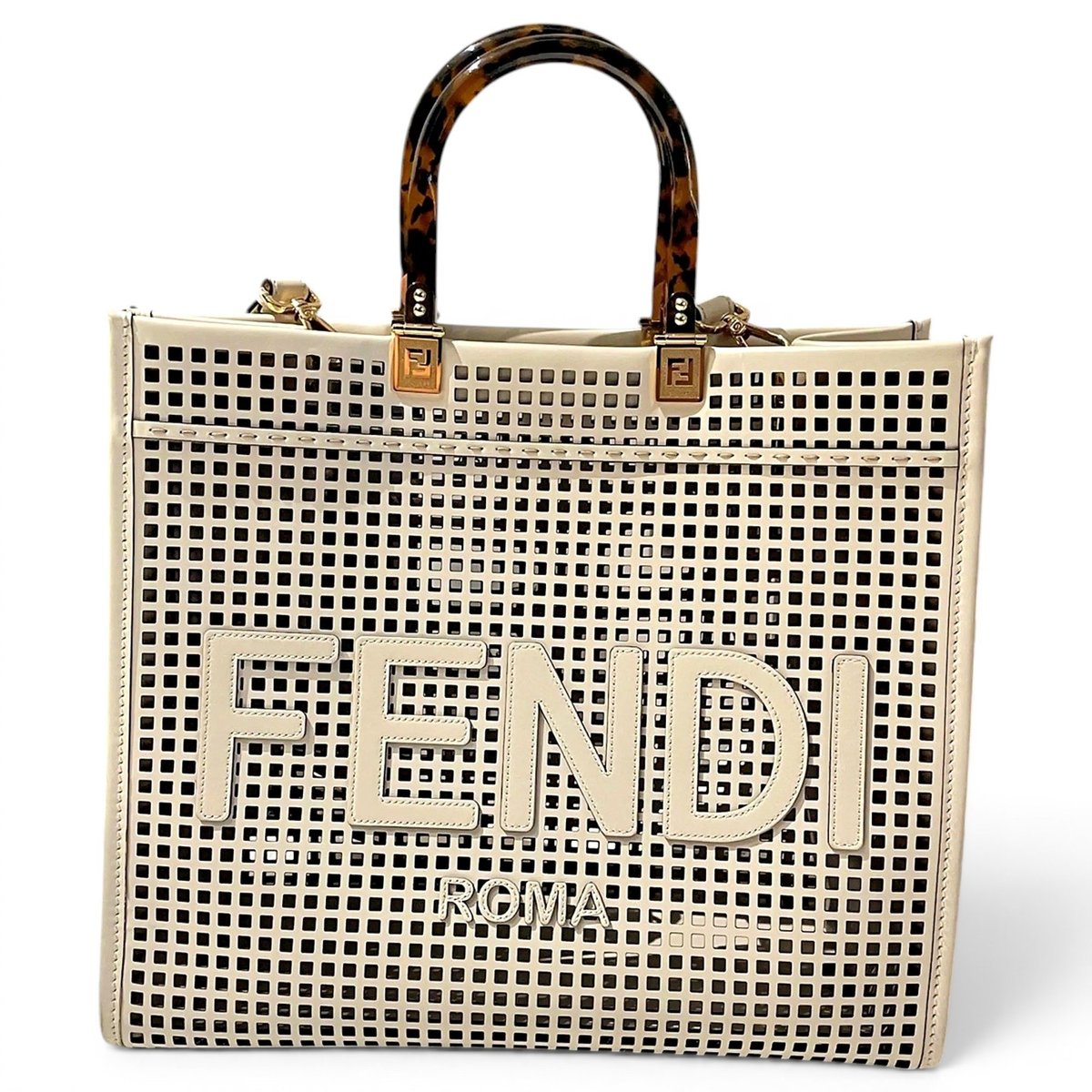 Sunshine leather tote