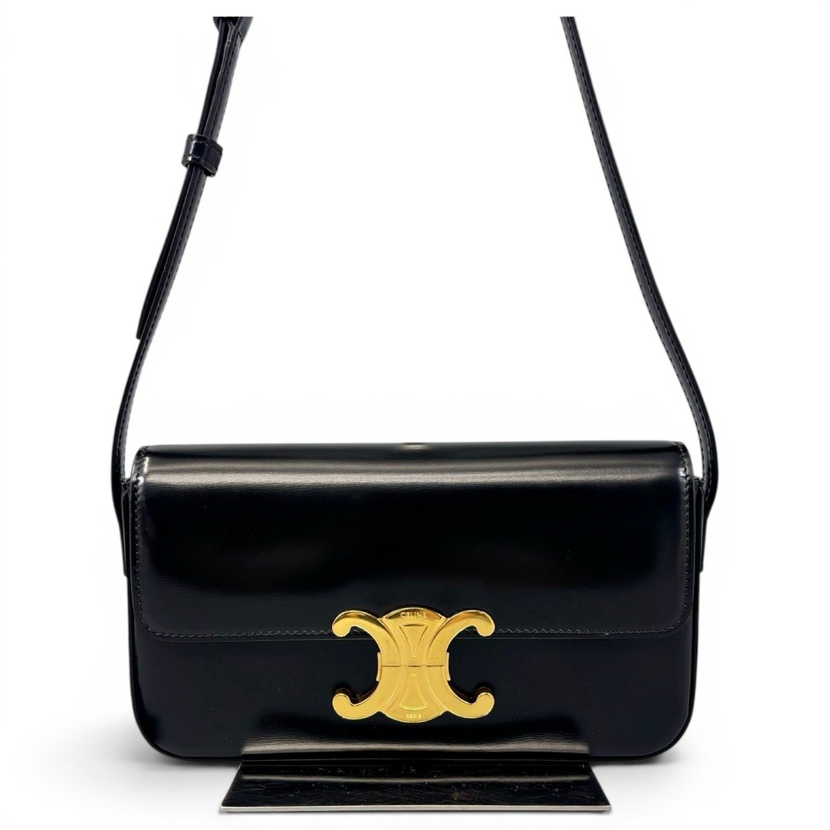 Triomphe leather handbag