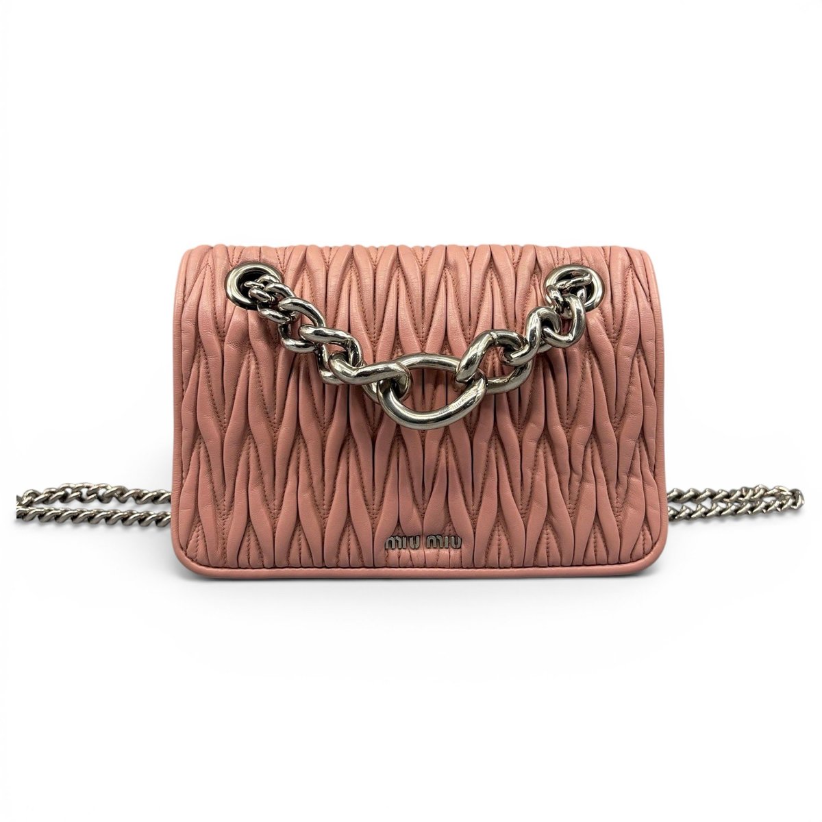Miu Club leather handbag